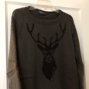 Wooden Ships Reindeer sweater worn once